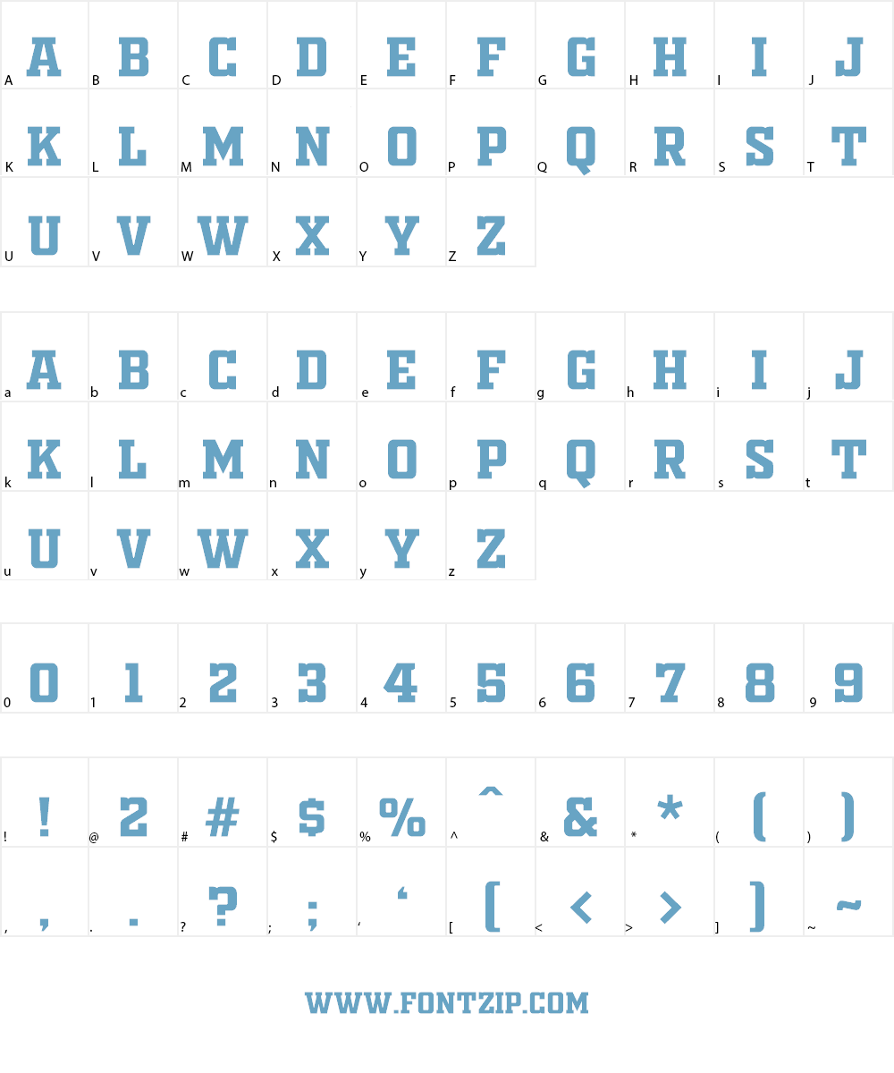 OLD SPORT ATHLETIC Font Character